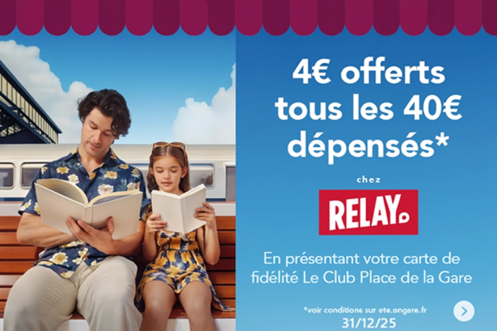 Votre fidélité chez Relay récompensée