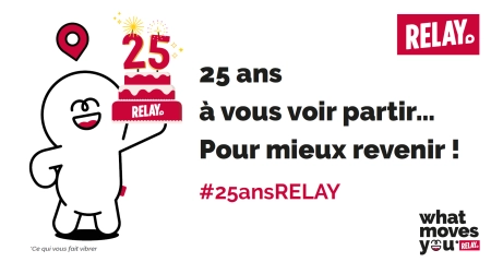 🎉 RELAY FETE SON ANNIVERSAIRE !