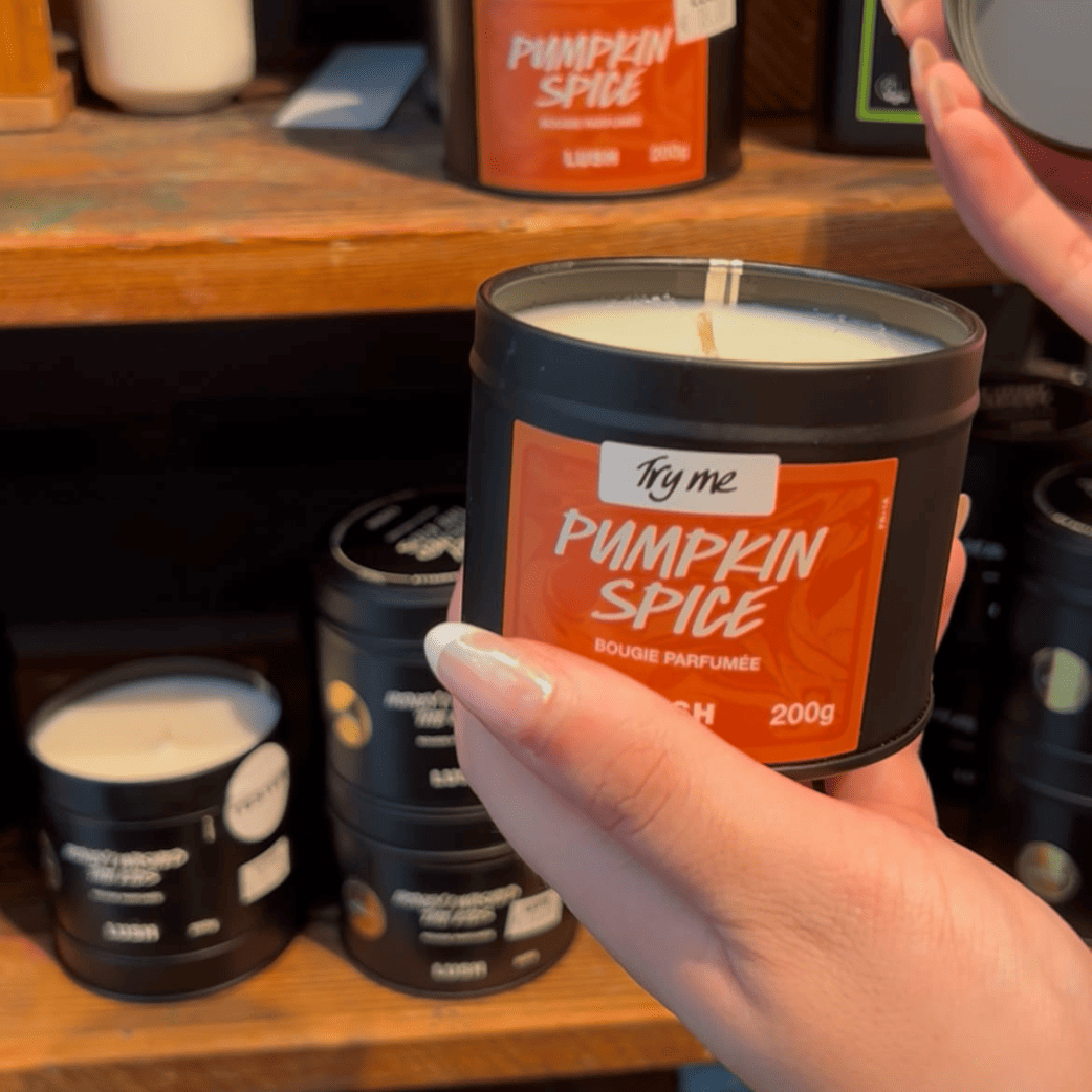 Bougie automnale